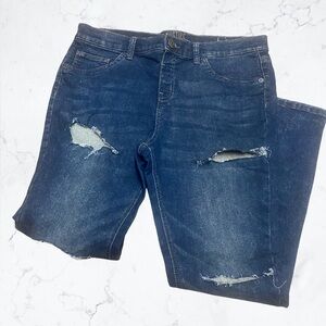 Justice Blue Mid Rise Jeggings 18 plus